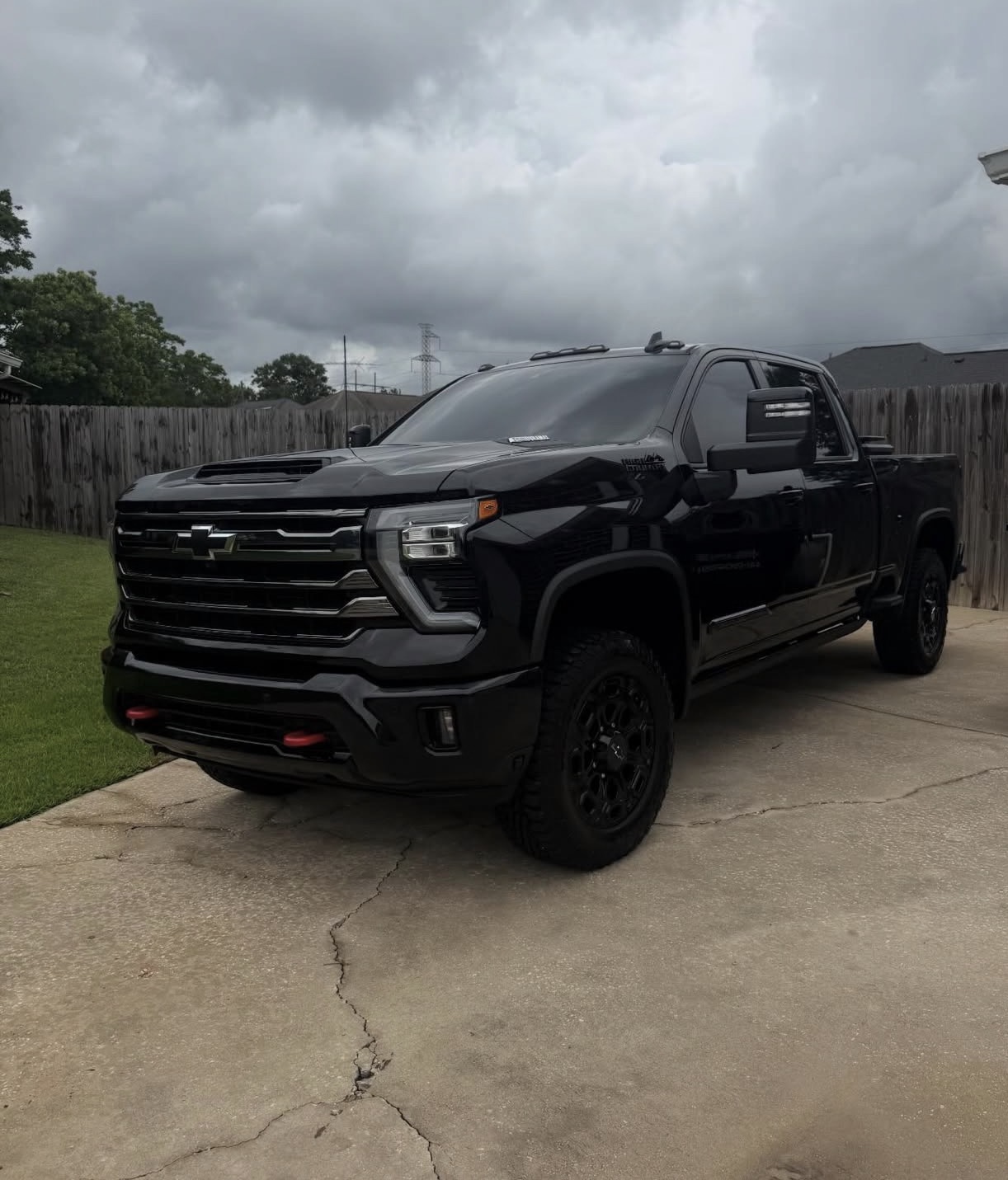 Black Chevrolet Silverado detail