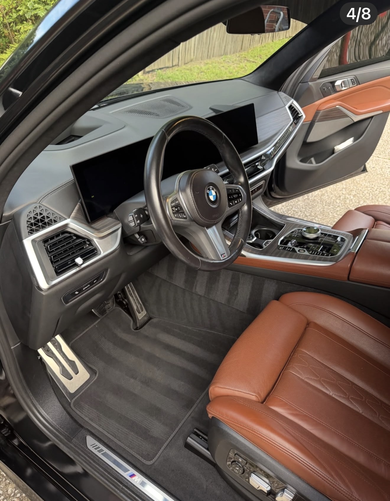 Detailed BMW interior